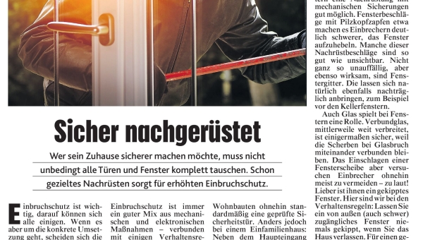 Sicher nachgerüstet